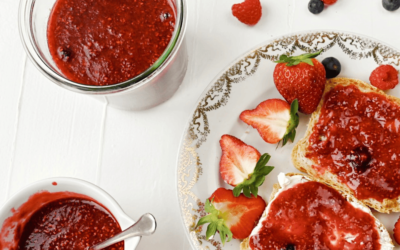 MERMELADA DE CHÍA SIN AZÚCAR (CON LA FRUTA QUE TÚ QUIERAS)
