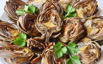 ALCACHOFAS AL HORNO…¡MÁS FÁCIL, IMPOSIBLE!