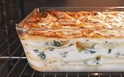 LASAÑA DE ESPINACAS A LA CATALANA
