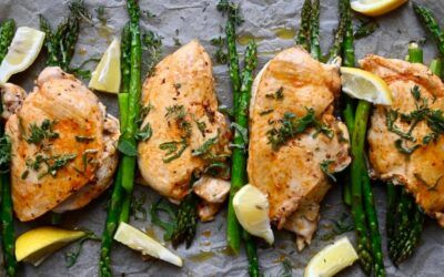 PECHUGAS DE POLLO RELLENAS DE ESPÁRRAGOS