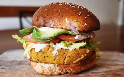 HAMBURGUESAS DE GARBANZOS Y ZANAHORIA