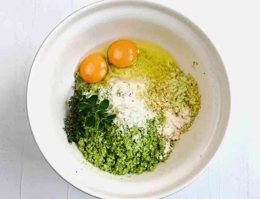 Hamburguesas caseras de brócoli y verduras