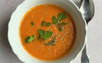 SOPA DE TOMATE CREMOSA EN UN PIM PAM